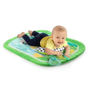 Bright Starts Totally Tropical Prop & Play Tummy Time Baby Activity Mat, Ages Newborn +