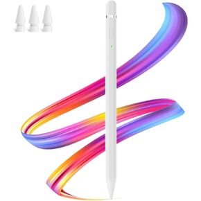 iPad Pencil 1st Generation, iPad Pen USB C with Fast Charge, Magnetic Tilt Sensitivity and Palm Rejection Pencil for iPad, Stylus Pen for iPad Pro, iPad Mini, iPad Air, iPad 2018-2024