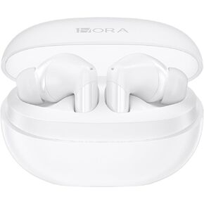 1 Hora Wireless Earbuds Bluetooth 5.3, Touch Control Headphones with Transparency Wireless Charging Case, Premium Sound in-Ear Earphones, Compatible with iPhone, Android Smartphone, Tablet, Laptop