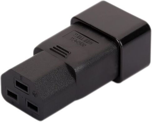 IEC 320 C20 إلى C21 محول تيار متردد، موصل طاقة 16 أمبير إلى 10 أمبير لـ PUD UPS، اللون الأسود (C20 إلى C21) in Saudi Arabia