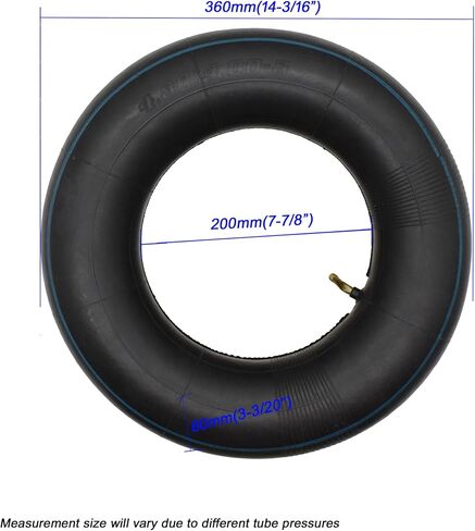 4.80/4.00-8" Heavy Duty Replacement Inner Tube with TR-13 Strainght Valve Stem (1- Pack), work for Wheelbarrows, Go Kart, ATV, Yard Tractors, Lawn Mowers, Hand Trucks... (1, 4.80/4.00-8 TR13) in Kuwait