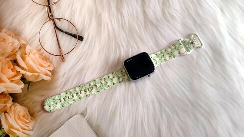 Frog Watch Band Compatible with Apple Watch, Iwatch Bands Soft Silicone Strap Adjustable Replacement for All Series in Saudi Arabia