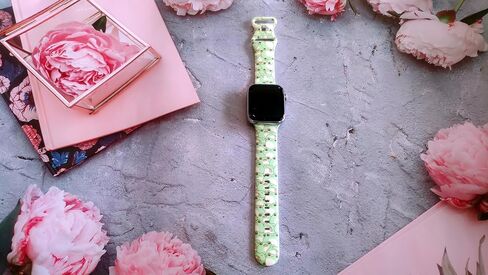 Frog Watch Band Compatible with Apple Watch, Iwatch Bands Soft Silicone Strap Adjustable Replacement for All Series in Saudi Arabia