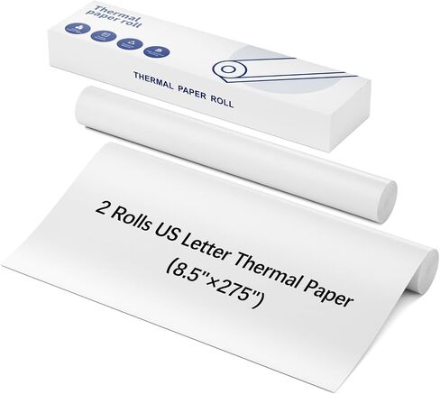 Omezizy Thermal Printer Paper Roll - 3.15" × 21.3ft - Quick Dry - Compatible with M832, M834, and M835 Thermal Printers - Ideal for Office, Home, and Study Use - 3 Rolls in Saudi Arabia