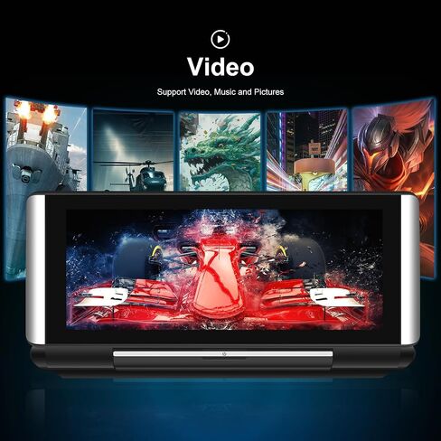 CAMECHO Foldable Portable Car Stereo with Wireless Apple Carplay Android Auto 6.86" CarPlay Screen for Car Radio with Bluetooth/Mirror Link/FM/AUX/Voice Control/Driveplay/Multimedia Player in Saudi Arabia