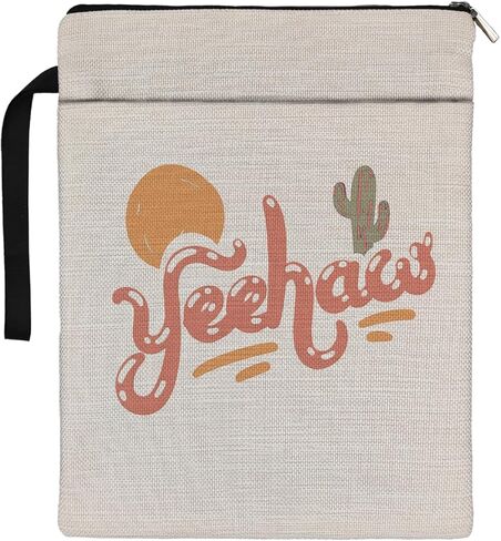 Cowgirl Gifts Book Sleeve,Western Cowgirl Sleeve Book Covers Book Protector Pouch with Zipper,Gifts for Book Lovers Readers,Book Cover for Paperback,Long Live Cowgirls 9.4x12.1 Inch in Saudi Arabia