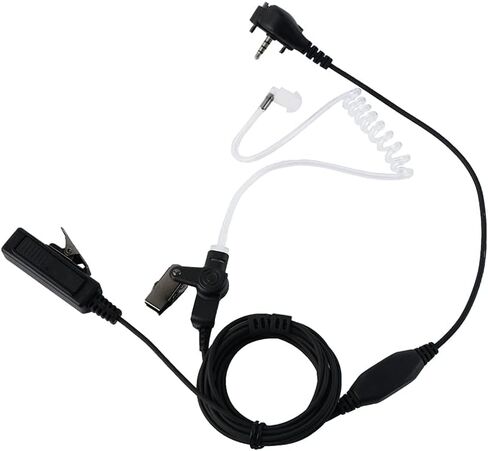 طقم مراقبة سلكين سماعة أذن أنبوبية صوتية سرية مع ميكروفون Ptt لـ Yaesu Vertex Standard VX-261 VX-230 VX-231 VX-298 VX-350 VX-351 VX-180 EVX-531 جهاز اتصال لاسلكي ثنائي الاتجاه in Kuwait