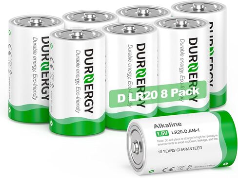 D Batteries 8 Pack,LR20 1.5v D Batteries,Size D Batteries Alkaline in Saudi Arabia