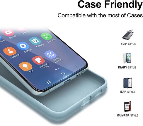 GOBUKEE (2+2 متوافق مع واقي الشاشة الزجاجي ذو التغطية الكاملة X 2 وواقي عدسة الكاميرا X 2 Samsung Galaxy A15 5G، مضاد لبصمات الأصابع، شفاف عالي الدقة، خالي من الفقاعات [صلابة 9H] in Saudi Arabia