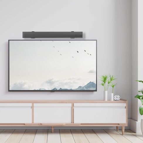 VIVO Steel Universal Dual Soundbar Wall Mount L Brackets, Extending Speaker Arm Holders, Above or Below TV, Black, Mount-SPSB1 in Saudi Arabia