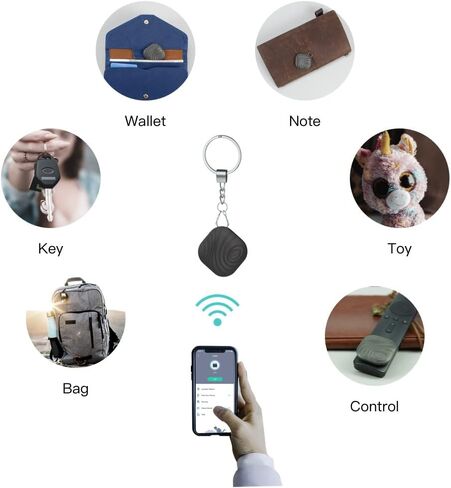 Nutale ColorTag Key Finder، جهاز تعقب بلوتوث مع سلسلة مفاتيح لمحافظ الحيوانات الأليفة أو حقائب الظهر والأجهزة اللوحية، تتضمن البطاريات (عبوة واحدة، أزرق) in Saudi Arabia