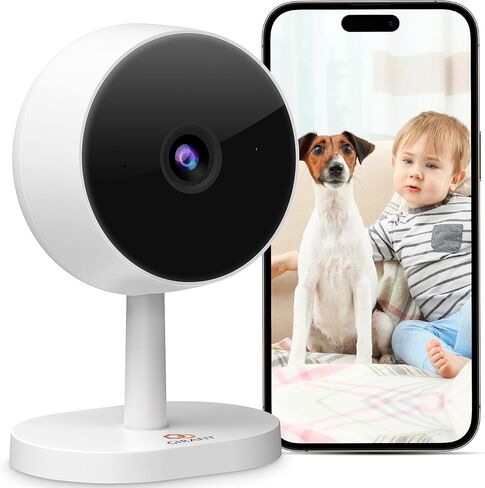 3MP 2K Indoor Camera 5GHz & 2.4GHz, Indoor Home Security Cameras 4 Pack for Baby/Elder/Dog/Pet Camera with Phone app, Motion Detection, 2-Way Talk, US Cloud & SD Card Storage in Saudi Arabia