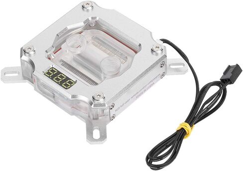 Water Cooling Block, UPR-2018 3Pin Port with LCD Temperature Display, Cooler Water Block, for Intel for Computer Water Cooling Systems in Saudi Arabia
