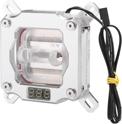 Water Cooling Block, UPR-2018 3Pin Port with LCD Temperature Display, Cooler Water Block, for Intel for Computer Water Cooling Systems in Saudi Arabia