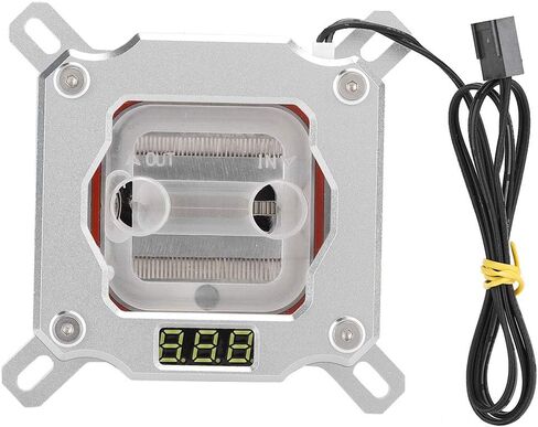 Water Cooling Block, UPR-2018 3Pin Port with LCD Temperature Display, Cooler Water Block, for Intel for Computer Water Cooling Systems in Saudi Arabia