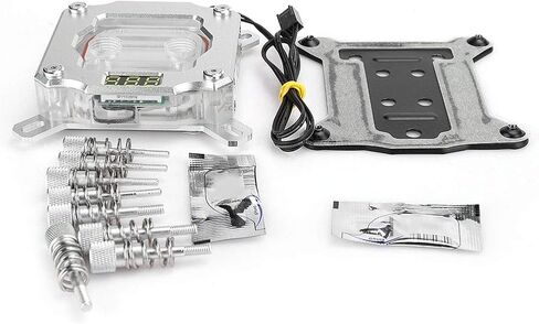 Water Cooling Block, UPR-2018 3Pin Port with LCD Temperature Display, Cooler Water Block, for Intel for Computer Water Cooling Systems in Saudi Arabia