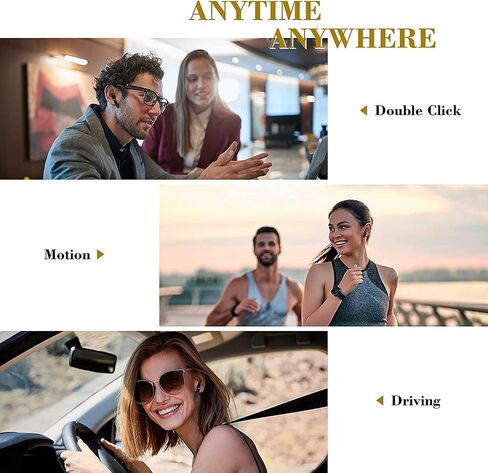 Wireless Earbuds Bluetooth Earbuds 5.0 Headphones,Noise Cancellation Headsets,Pop-ups Auto Pairing in-Ear Hi-Fi Stereo Sound Mic IPX7 Waterproof Headset for Samsung/iOS/Android, Blacks in Saudi Arabia