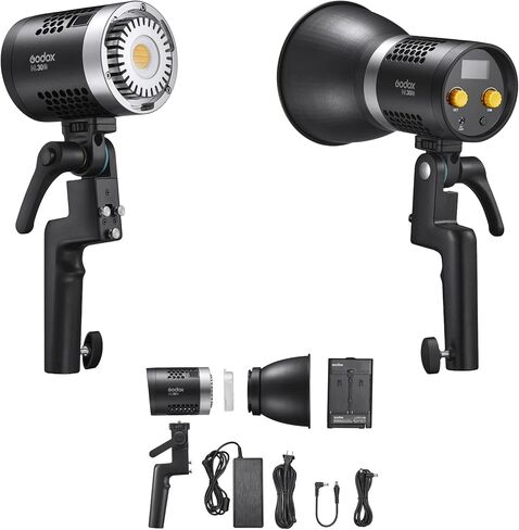 Sony ZV-1F Vlog Camera for Content Creators and Vloggers, Black. Bundle with, Godox ML30Bi Bi-Color 30W Dainty LED Light, Shoulder Bag, Extra Battery, Multifunctional Octopus Tripod with Ball Head in Saudi Arabia