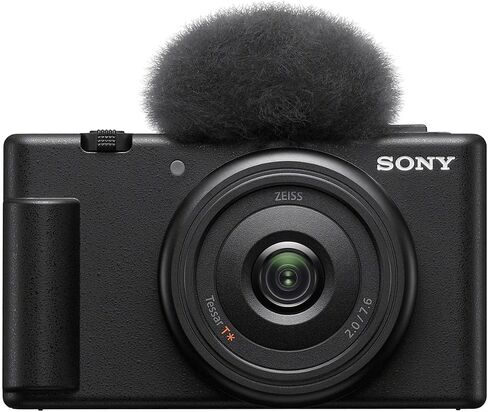Sony ZV-1F Vlog Camera for Content Creators and Vloggers, Black. Bundle with, Godox ML30Bi Bi-Color 30W Dainty LED Light, Shoulder Bag, Extra Battery, Multifunctional Octopus Tripod with Ball Head in Saudi Arabia