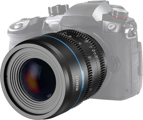 SIRUI Night Walker 16mm S35 Wide Angle Cine Lens, T1.2 Large Aperture Manual Focus Lens for BMPCC4K, GH5II, GH5S, GH6, Z Cam (MS16M-G, M4/3 Mount, Metal Grey) in Kuwait