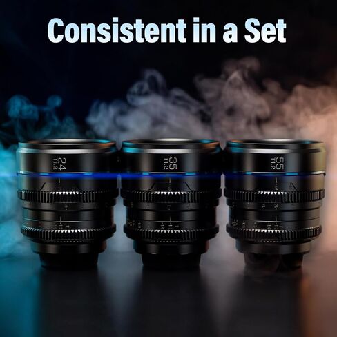 SIRUI Night Walker 16mm S35 Wide Angle Cine Lens, T1.2 Large Aperture Manual Focus Lens for BMPCC4K, GH5II, GH5S, GH6, Z Cam (MS16M-G, M4/3 Mount, Metal Grey) in Kuwait