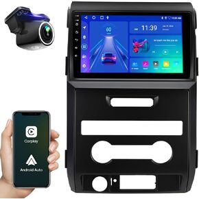 2G+64G Car Stereo Radio for Ford F150 2009 2010 2011 2012 2013 2014 Android 12.0 with CarPlay Android Auto, FM/AM,Bluetooth,HDMI, GPS Navigation,9 Inch Touch Screen Car Head Unit