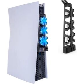 مروحة تبريد navor متوافقة مع PS5، تبديد الحرارة 3 مراوح عالية السرعة متوافقة مع وحدة تحكم Playstation 5 CFI-1000A وCFI-1000B. in Kuwait
