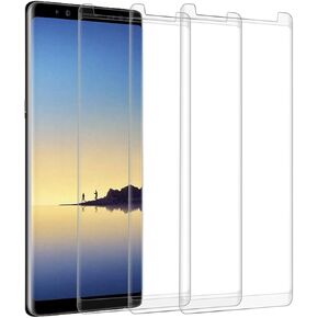 Galaxy Note 8 Screen Protector, 3 Pack For Galaxy Note 8 N950 Tempered Glass Screen Protector,Anti-Scratch 9H Hardness Full Coverage Silk Print Galaxy Note 8 N950 Protective Film Black