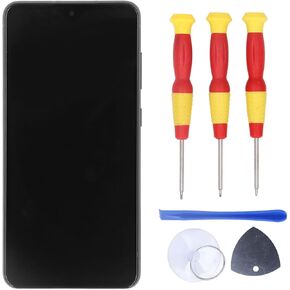 Display Screen Digitizer Assembly for Galaxy S21 FE, LCD Diaplay for S21 FE US Version G990U with Technical Repair Tools Kit, Supports Fingerprints, Test Before Shipment