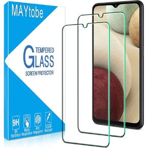 MAYtobe [2 Pack] Designed for Samsung Galaxy A02s, A02 Screen Protector Tempered Glass, Anti Scratch, Bubble Free, Case Friendly, Easy to Install