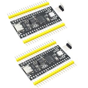 HiLetgo 2pcs RP2040 16MB Core Board Dual Core 264KB SRAM TYPE-C USB-C for RP2 Raspberry Pi Pico Micropython with RGB LED