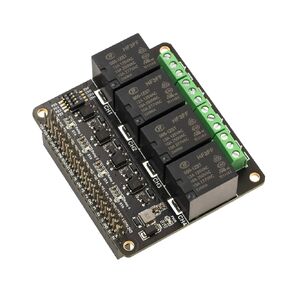 4-CH Relay for Raspberry Pi Zero Zero W Zero WH 2B 3B 3B+ 4B Power Relay Expansion Board Module Four Channel