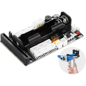Yahboom Micro:bit Sensor Expansion Development Board BBC Multifunctional Robot Accessories Compatible Building Blocks/Motors/Servo IO I2C Port (Separate Expansion Board)
