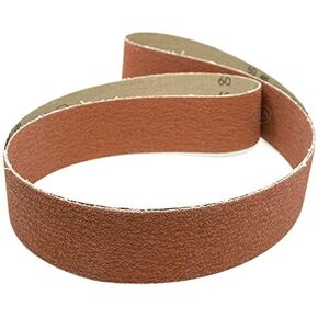Benchmark Abrasives 2" x 36" Ceramic Sharpening Sanding Belts for Grinding Deburring Polishing Rust Removal on Metal, Stainless Steel, and Carbon Steel, Use with Belt Disc Sander (6 Pack) - 120 Grit