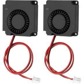 2pcs 5V 4010 DC Micro Bearing Turbine Blower Cooling Fan 40x40x10mm Brushless Hydraulic Bearing with Terminal Wire for Laptop Motherboard 3D Printer