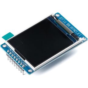 1.8 Inch TFT LCD Screen Display Module for Arduino, 128x160 ST7735 3.3V SPI Interface 8Pin RGB Color Panel LCD Display