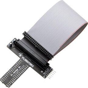 whiteeeen GPIO Breakout Expansion Board T-Type GPIO Adapter + 40 Pin Flat GPIO Ribbon Cable (8") Compatible with Raspberry Pi 4/3/2/1/Zero