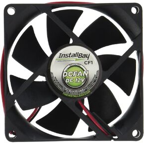 Install Bay Cooling Fan 12 Volt 3.1 Square Inch By 1 Inch Deep Each- CF1