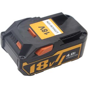 Replacement 4.0Ah 18V R840087 R840083 R840085 R840086 R840089 AC840085 AC840086 AC840087P AC840089 AC840094 Lithium-ion Battery,Compatible with Ridg 18V Cordless Drill Tools