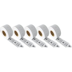 KOQICALL Take a Number Tickets 5 Rolls of 3 Digits for K-T Ticket Dispenser Queue Calling System 2000 Ticket Roll 000-999 White