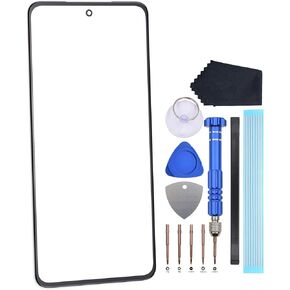 Glass Panel Screen Replacement for Motorola Moto G72 Edge (2022) Outer Screen Glass Lens with dismantling tool