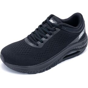Womens Walking Shoes Wide Toe Box Shoes with Arch Support Orthotic Shoes for Plantar Fasciitis Air Tennis Sneakers