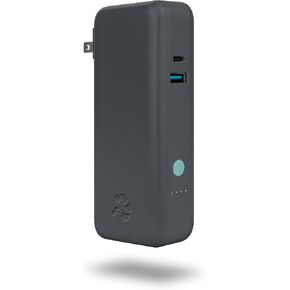 Nimble Wally Pro 10K Portable + Wall Charger, 63W Max PD & QC 4.0 Fast Charging USB-C Power Bank, GaN, Compatible with MacBook, Laptops, iPad, iPhone, Android and More