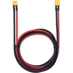 Amass XT30 U-F/M Male to Female Plug Extension Cable Lead Silicone Wire 1M 16AWG Lithium Battery Plug Connector(3.28Ft)