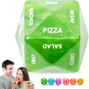 Dinner Date Night Desision Dice, Gifts for him her Boyfriend Girlfrend, Couples Gifts, Anniversary Present, Wife Birthday Gift, Husband Birthday Gift for Foodie.