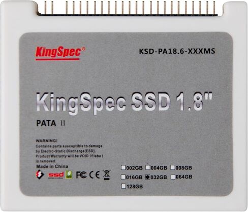 32 جيجا بايت 2.5 بوصة PATA/IDE SSD، MLC Flash، وحدة تحكم SM2236، متوافقة مع أجهزة الكمبيوتر المدمجة وأجهزة الكمبيوتر المحمولة القديمة ومشغلات الوسائط (32 جيجابايت) in Kuwait
