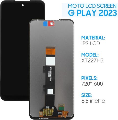 Screen Replacement for Motorola Moto G Play 2023 LCD Display XT2271 XT2271-5 Touch Digitizer Replacement Assembly in Saudi Arabia