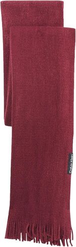 Calvin Klein womens Warm Fringe Cold Weather ScarfFashion Scarf in Saudi Arabia