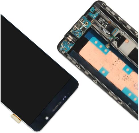 A-MIND لهاتف Samsung Galaxy Note 5 N920 SM-N920A N920i N920P N920T N920V 5.7 بوصة مجموعة استبدال مجموعة شاشة LCD تعمل باللمس مع إطار، واقي شاشة + أدوات (أزرق مع إطار) in Kuwait