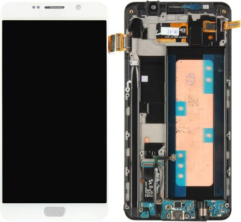 A-MIND لهاتف Samsung Galaxy Note 5 N920 SM-N920A N920i N920P N920T N920V 5.7 بوصة مجموعة استبدال مجموعة شاشة LCD تعمل باللمس مع إطار، واقي شاشة + أدوات (أزرق مع إطار) in Kuwait